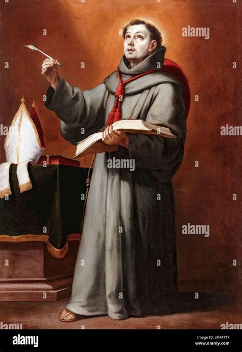 Saint Bonaventura portrait painting by Bartolomé Esteban Murillo