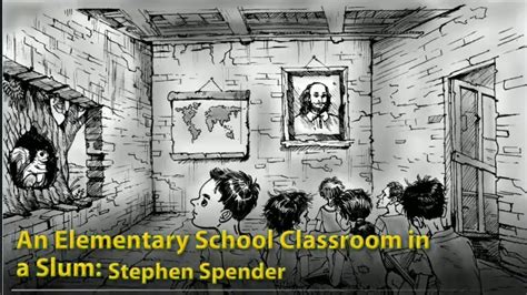 An Elementary School Classroom In A Slum Short Summary - School Walls