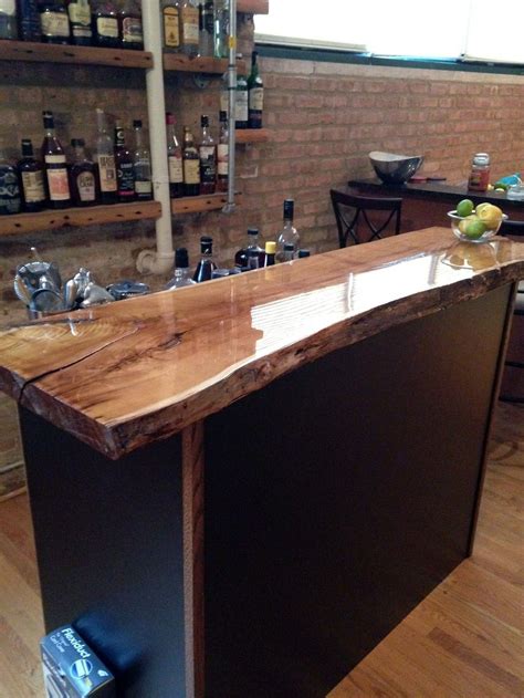 10+ Wood Bar Top Ideas - DECOOMO