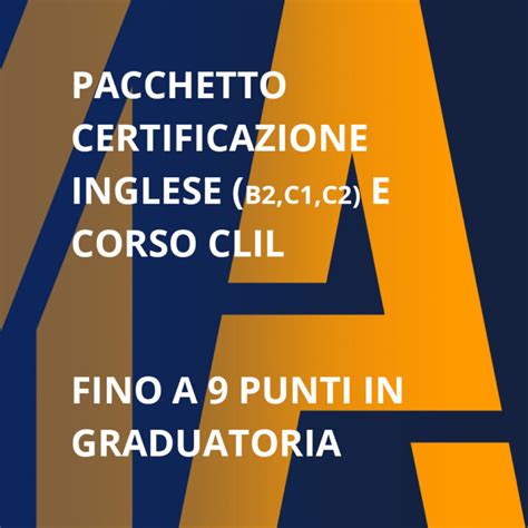 Pacchetto Clil E Certificazione Linguistica Inglese Master Formazione It