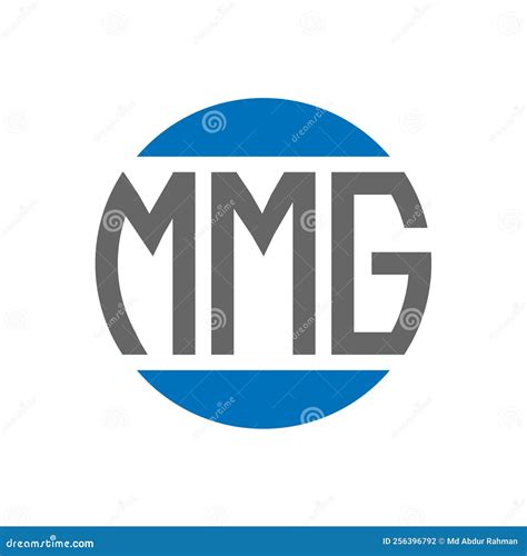 Mmg Letter Logo Design On White Background Mmg Creative Initials