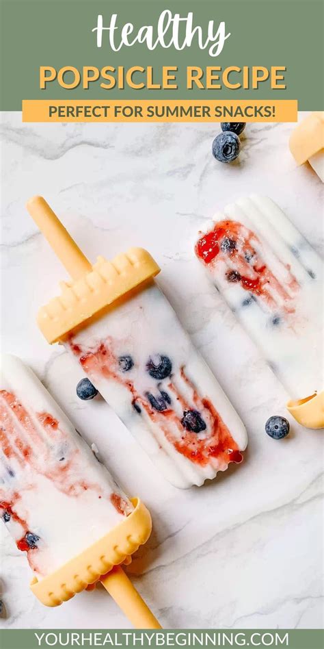 Greek Yogurt Popsicles With Fresh Blueberries Calories Recipe