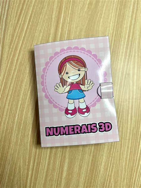 Livro Numerais 3D Pedagoga Raiane Hotmart