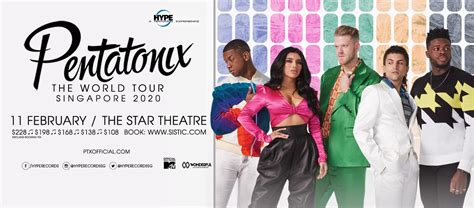 Pentatonix The World Tour Singapore 2020 Honeycombers Singapore