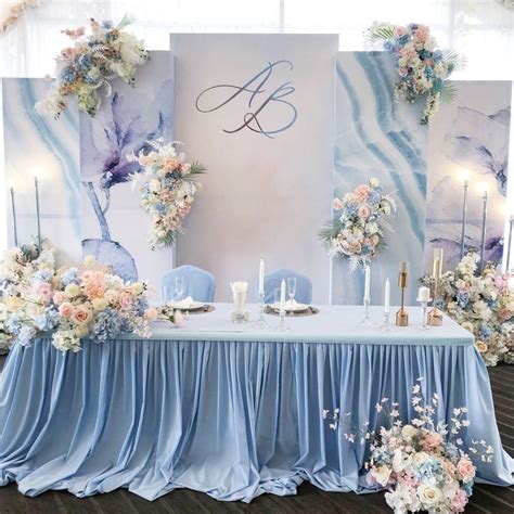 Pin by Ольга Королёва on свадьба | Blue wedding decorations, Blue ...