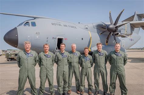 22nd Airbus A400m Atlas C1 Delivered To Royal Air Force Brize Norton