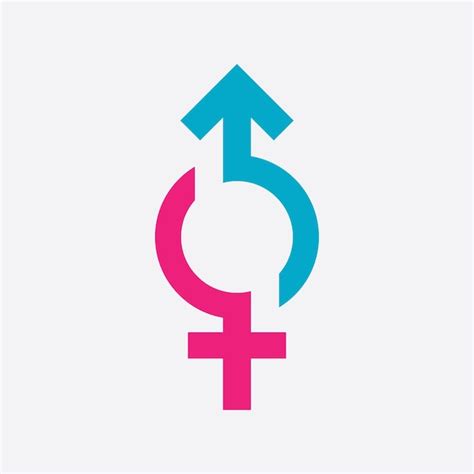 Premium Vector Gender Symbol Logo Of Sex And Equality Of Males And Females Vector Illustration