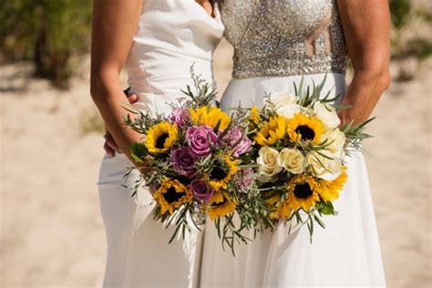 Same Sex Beach Wedding Nautical Softball Theme Black White And Raw Photography