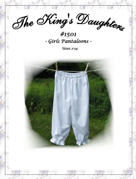 1501 - Girls Pantaloons Pattern