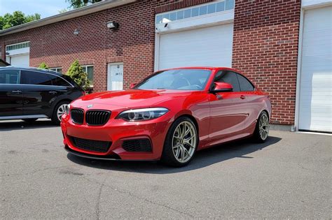 Bmw F22 Coupe 2 Series With 18 Vs 5rs Wheels In Motorsport Gold