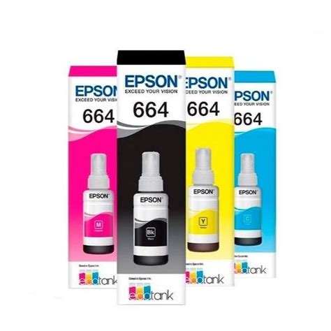 Tinta Epson 664 CMYK Elit Solutions Ecuador