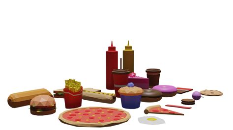 Volaria® Customs - Low Poly Food Pack [350 ROBUX] - Bulletin Board ...