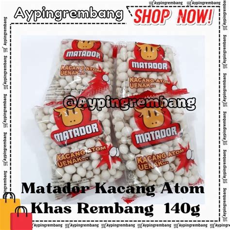 Jual Matador Kacang Atom Khas Rembang G Shopee Indonesia