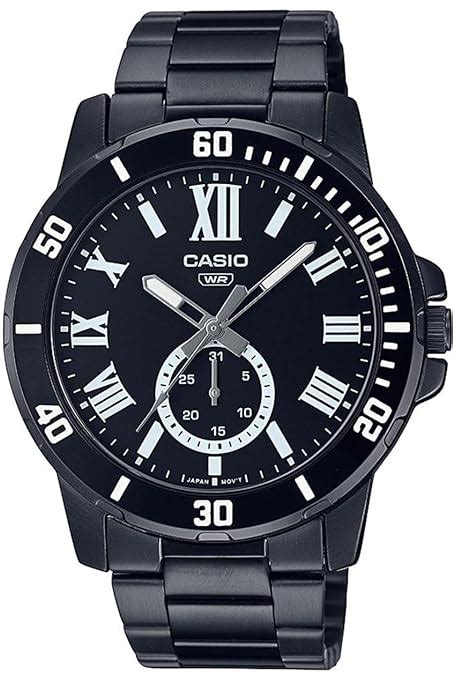 Casio Enticer Men Analog Black Dial Watch Mtp Vd B Budf Amazon In