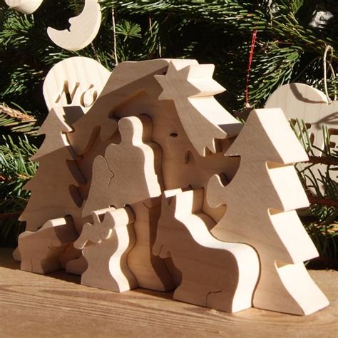 Creche De Noel En Bois