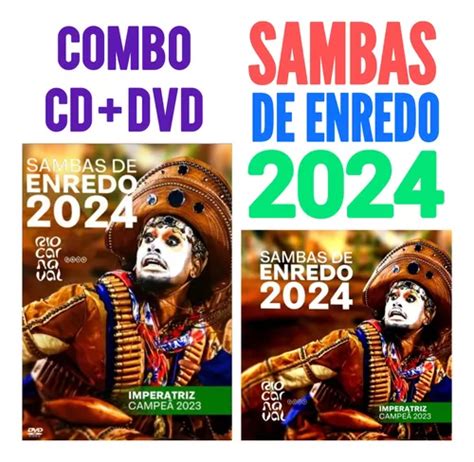 Cd Dvd Sambas De Enredo Rio Carnaval Grupo Especial