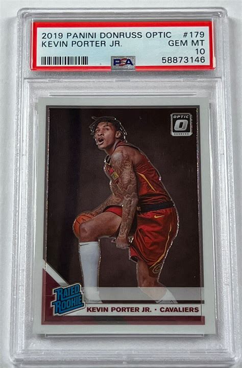 2019 Panini Donruss Optic 179 Kevin Porter Jr RC PSA 10 GEM MT 146 EBay