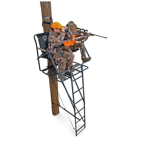 Rhino 2 Person Ladder Stand With Enclosure Ph