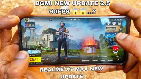 Realme X7 Max 90fps 😱 After Bgmi 25 Update Zalimvinuyt Youtube