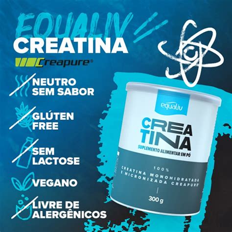 Creatina 100 Creapure Monohidratada Equaliv 300g