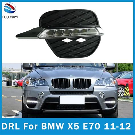 For BMW X5 E70 2011 2012 LED Daytime Running Light DRL Super Brightness