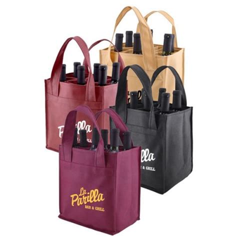 Leather Handle Reusable Wine Bags The One Packing Solution