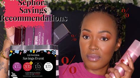 Sephora Spring Saving Event Recommendations VIB Sale Wishlist YouTube