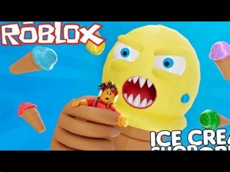 CANAVAR DONDURMA BENİ YEDİ Roblox Escape Ice Cream Shop Obby roblox