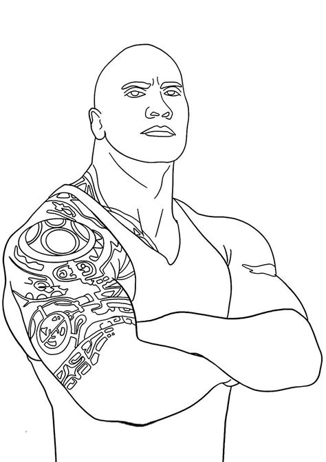 wwe coloring pages 7