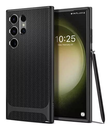 Capa H Brida Spigen Neo Para Galaxy S Ultra Preta Mercadolivre