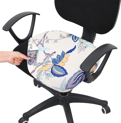 Smiry Fundas De Asiento Para Silla De Computadora De Oficina Suaves