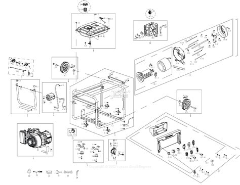 Westinghouse WGen5300DFcv Dual Fuel With CO Sensor Parts Diagram For