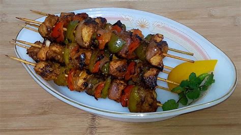 Chicken Shashlik Easy Homemade Chicken And Vegetable Shashlik Bangla Recipe Youtube