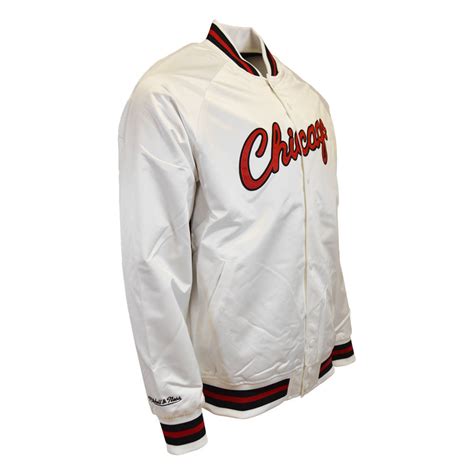 Kurtka Męska Mitchell And Ness Lighweight Satin Jacket Nba Chicago Bulls