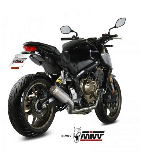 Scarico Completo Mivv Honda Cb R Moto Terminale Mk Inox