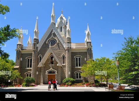 The Assembly Hall At Temple Square At Salt Lake City Utah United