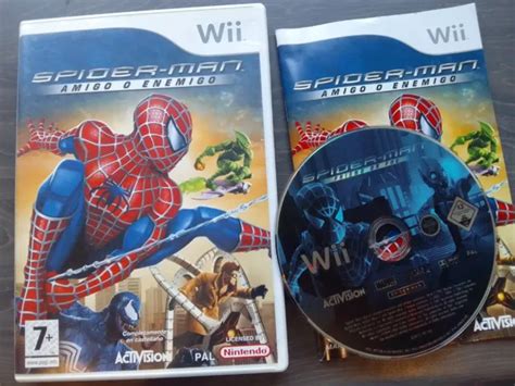 SPIDER MAN AMIGO O Enemigo Friend Or Foe Nintendo Wii 2007 6 00