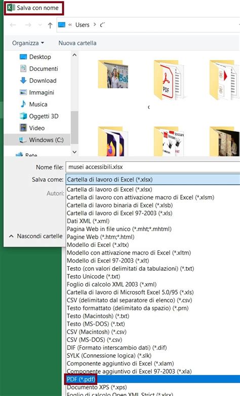 Convertire Pi Fogli Excel In Pdf Soluzioni Tecnologiche