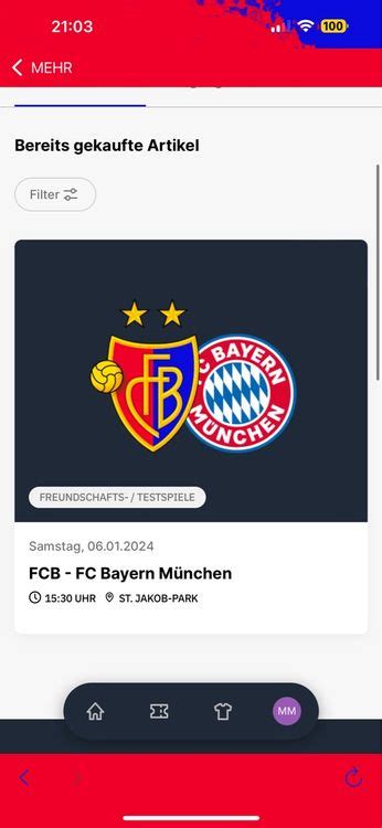 Fc Basel Fc Bayern M Nchen Ticket Kaufen Auf Ricardo