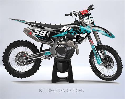 Husqvarna TC FC 2023 2024 Graphic Kit Cyan Text 2 Kitdeco Moto Fr