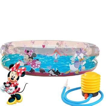 Piscina Infantil 70 Litros Minnie Rosa Menina Bebe Banheira M70