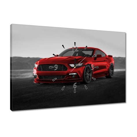 Zegar Ford Mustang 60x40cm ZeSmakiem Sklep EMPIK