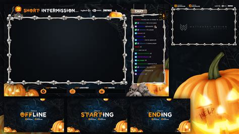 Free Halloween Stream Overlay Template Download Stream Overlay