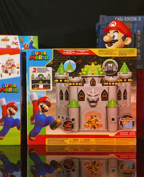 Brinquedo Playset Com Som Castelo Deluxe Bowser Bowsers Castle New