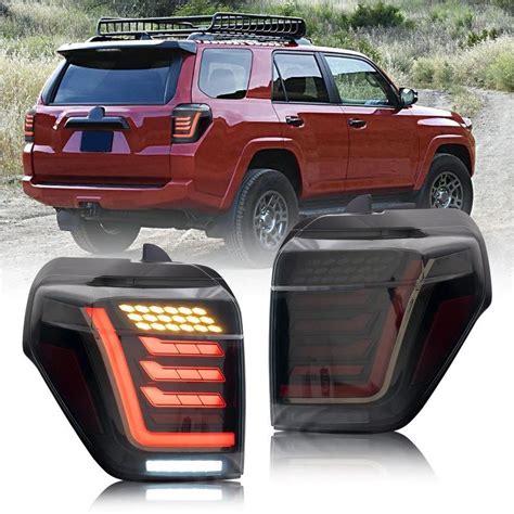 Vland Led Tail Lights For Toyota 4runner 2014 2021 Smoked Lens