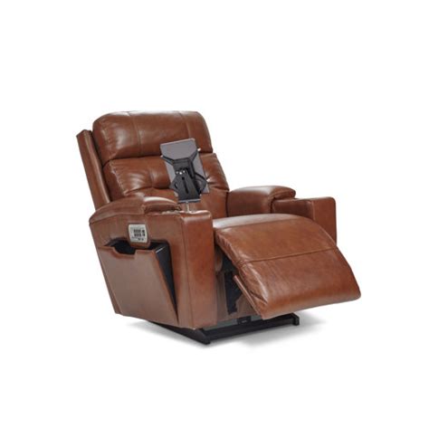 La Z Boy Neo Leather Match Power Rocking Recliner With Power Headrest And Lumbar And Reviews Wayfair