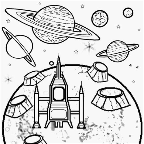 Astronomy Worksheets Drawing For Kids Free Coloring Pages Coloring