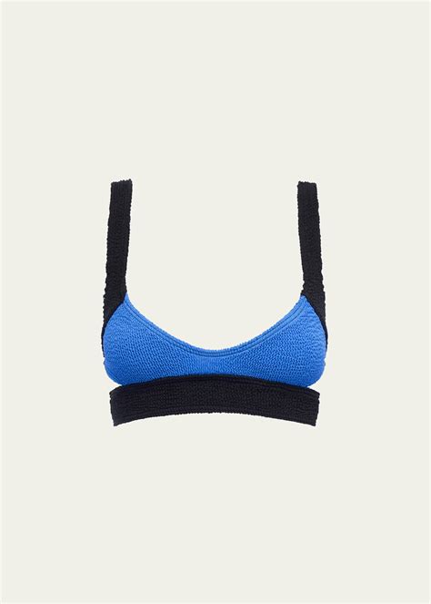 Bond Eye Swim Splice Nino Bikini Top Bergdorf Goodman