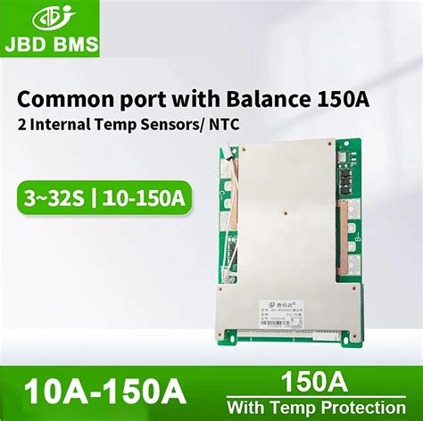 Jbd Bms 32s Li Ion 120v Bms 60a Common Port With Balance And