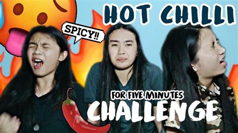 Hot🔥 Chilli Challenge 🌶️ 5 Minutes Youtube